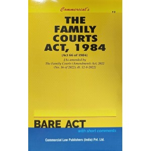 Commercial's The Family Courts Act, 1984 Bare Act 2023